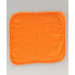 Babyhug 100% Cotton Double Layer Wash Cloth Pack of 3 - Yellow Orange Blue
