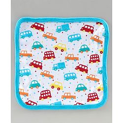 Babyhug 100% Cotton Double Layer Wash Cloth Pack of 3 - Yellow Orange Blue