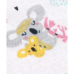 Babyhug 100% Cotton Double Layer Wash Cloth Pack of 3 - Yellow Orange Blue