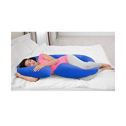 Babyhug Cotton C Shape Maternity Pillow - Royal Blue