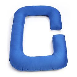 Babyhug Cotton C Shape Maternity Pillow - Royal Blue