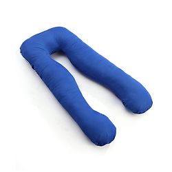 Babyhug Cotton U Shape Maternity Pillow - Royal Blue
