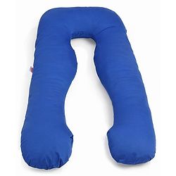 Babyhug Cotton U Shape Maternity Pillow - Royal Blue