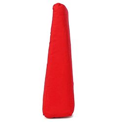 Babyhug Cotton Maternity Wedge Pillow With Quilted Cover - Red| Soft yet Firm| Breathable Fabric| Removable & Washable Outer Cover| Quilted Cotton Fabric| Sleep & Back Support| Relieves Back Pain| Ideal for Pregnant Women| Facilitates Peaceful Sleep
