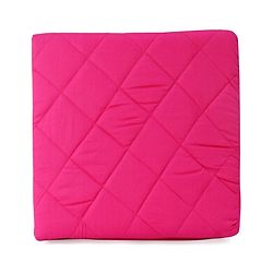 Babyhug Cotton Maternity Wedge Pillow With Quilted Cover - Pink| Soft yet Firm| Breathable Fabric| Removable & Washable Outer Cover| Quilted Cotton Fabric| Sleep & Back Support| Relieves Back Pain| Ideal for Pregnant Women| Facilitates Peaceful Sleep