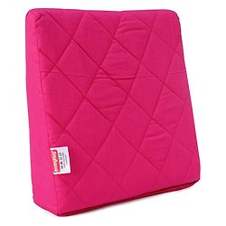 Babyhug Cotton Maternity Wedge Pillow With Quilted Cover - Pink| Soft yet Firm| Breathable Fabric| Removable & Washable Outer Cover| Quilted Cotton Fabric| Sleep & Back Support| Relieves Back Pain| Ideal for Pregnant Women| Facilitates Peaceful Sleep