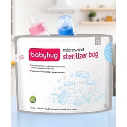 Babyhug Microwave Steam Sterilizer Bag - 10 Pieces
