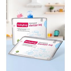 Babyhug Microwave Steam Sterilizer Bag - 10 Pieces