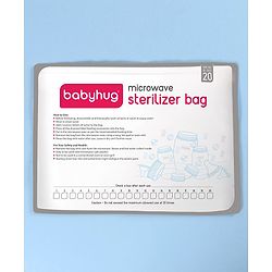 Babyhug Microwave Steam Sterilizer Bag - 10 Pieces