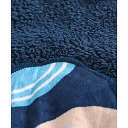 Babyhug Sherin & Poly Wool All Season Blanket Vehicle Design - Blue (Blanket's Fur Color May Vary)