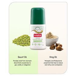 Babyhug Indigestion and Colic Relief Easy Tummy Roll On - 40 ml