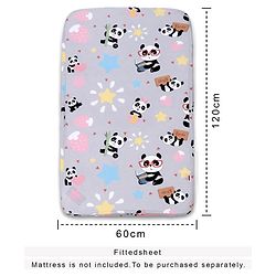 Babyhug 100% Cotton Crib Bedding Set Unicorn Print Regular - Multicolor (Cot not Included)
