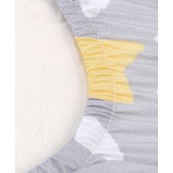 Babyhug 100% Cotton Crib Bedding Set Unicorn Print Regular - Multicolor (Cot not Included)