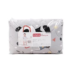 Babyhug 100% Cotton Crib Bedding Set Unicorn Print Regular - Multicolor (Cot not Included)