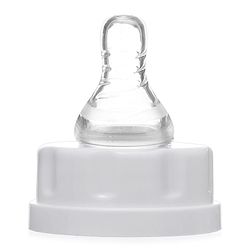 Babyhug Narrow Neck Feeding Bottle Pack of 2 Blue White - 125 ml Each