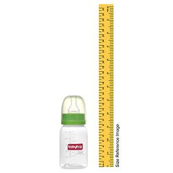 Babyhug Narrow Neck Feeding Bottle Pack of 2 Pink Green - 125 ml Each