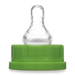 Babyhug Narrow Neck Feeding Bottle Pack of 2 Pink Green - 125 ml Each