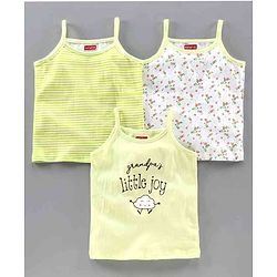 Babyhug 100% Cotton Slips Pack of 3 - Green