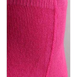 Cute Walk by Babyhug Anti-bacterial Footed Tights - Dark Pink