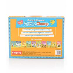 Babyhug First Step to Big Learning Activity Champ Books Set of 10 - English