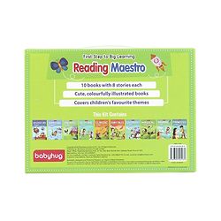 Babyhug First Step to Big Learning Reading Maestro Books Set of 10 - English