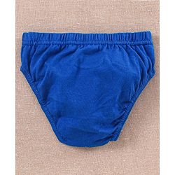 Babyhug Antibacterial Cotton Brief Rocket Print  Pack of 3 - Grey Navy Blue Yellow