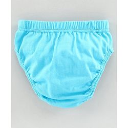Babyhug Anti Bacterial Briefs Text Print Pack of 3 - Blue Multicolour