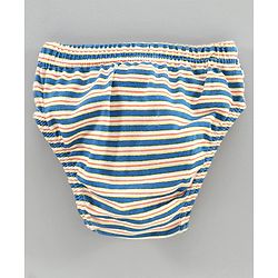 Babyhug Antibacterial Briefs Dino Print Pack of 3 - Blue Yellow