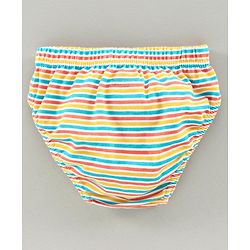 Babyhug Antibacterial Briefs Lion Print Pack of 3 - Navy White