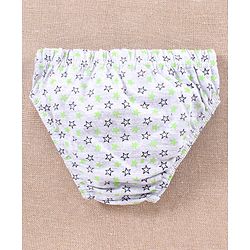 Babyhug Antibacterial Briefs Pack of 3 - Navy Blue Yellow