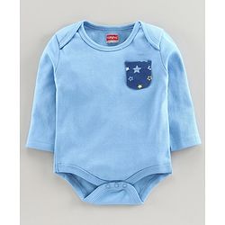 Babyhug Full Sleeves Onesie Space Print Pack of 5 - Blue Yellow