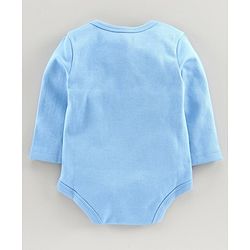 Babyhug Full Sleeves Onesie Space Print Pack of 5 - Blue Yellow