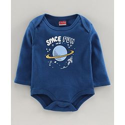 Babyhug Full Sleeves Onesie Space Print Pack of 5 - Blue Yellow