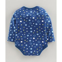 Babyhug Full Sleeves Onesie Space Print Pack of 5 - Blue Yellow