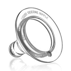 Babyhug Wide Neck Silicone Nipple Medium Flow - Pack of 2