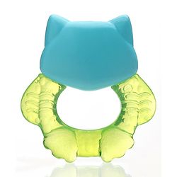 Babyhug Owl Shaped Water Filled Teether - Green