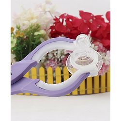Babyhug Anti-Slip Bottle Tong - Purple