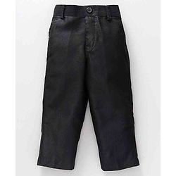 Babyhug 3 Piece Party Suit With Bow Tie - Navy Blue Black