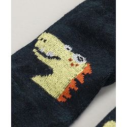 Cute Walk by Babyhug Ankle Length Anti Bacterial Socks Pack of 2 - Navy & Grey