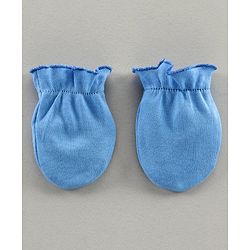 Babyhug 100% Cotton Mitten Set Of 3 - Multicolor