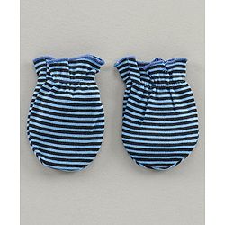 Babyhug 100% Cotton Mitten Set Of 3 - Multicolor