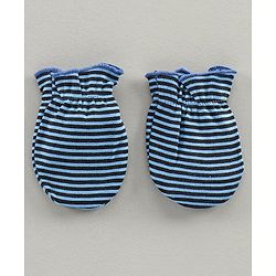 Babyhug 100% Cotton Mitten Set Of 3 - Multicolor