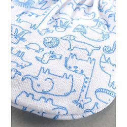 Babyhug 100% Cotton Mitten Set Of 3 - Multicolor