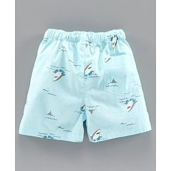 Babyhug 100%  Cotton Boxers Checked & Printed Pack of 3 - Yellow Red Blue