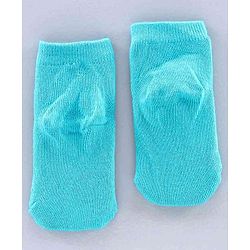Cute Walk by Babyhug Multi Design Ankle Length Socks Set of 3 Pairs - Blue Yellow