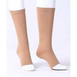 Babyhug Mid Calf Length Maternity Socks - Beige