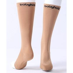 Babyhug Mid Calf Length Maternity Socks - Beige
