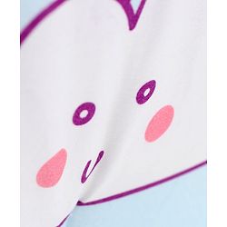 Babyhug 100% Cotton Cot Bumper Unicorn Print Regular - Blue (Cot not Included)