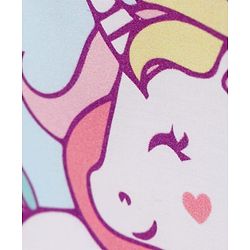 Babyhug 100% Cotton Cot Bumper Unicorn Print Regular - Blue (Cot not Included)