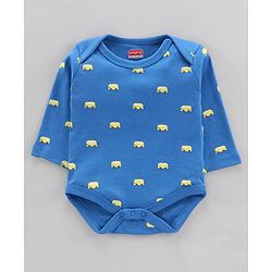 Babyhug 100% Cotton Full Sleeves Onesies Multiprint Pack of 7 - Multicolour